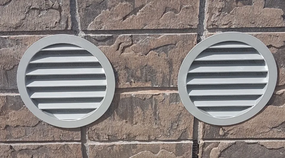 Voorbeeld van geïnstalleerde roosters